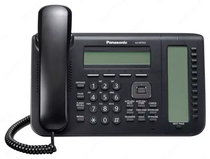 Panasonic KX-NT553RU-B - tizim IP telefoni (qora)