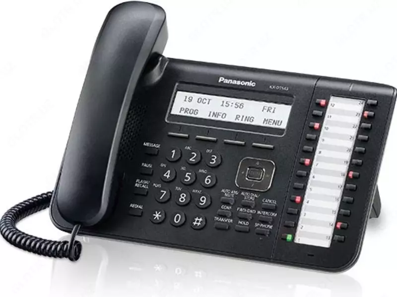  Цифровой системный телефон Panasonic KX-DT543RU-B - 