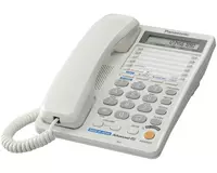 Panasonic KX-TS2368UAW ish stoli ikki qatorli telefon