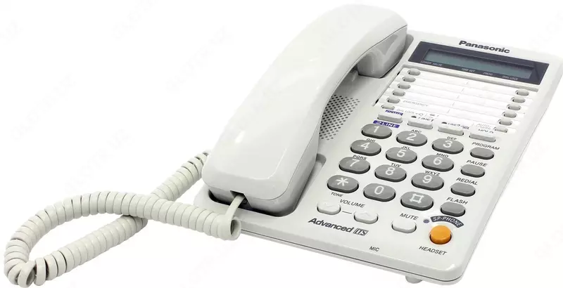  Panasonic KX-TS2368UAW ish stoli ikki qatorli telefon - 