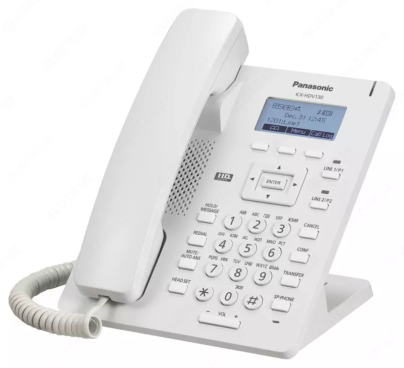 Проводной SIP-телефон Panasonic KX-HDV130RUB