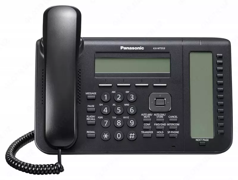 IP-tizimli telefon Panasonic KX-NT553RU-B - 1 691 984 so'm