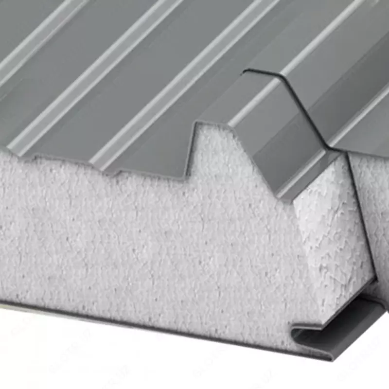 Кровельная панель с пенопластом 50 мм - 213 000 сум