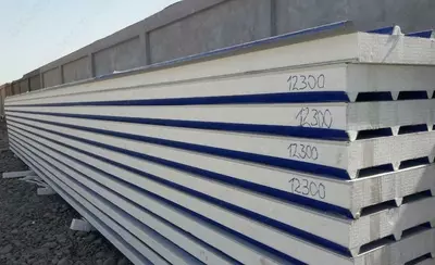 Кровельная панель с пенопластом 100 мм/0.35 мм - 245 000 сум / кв.м