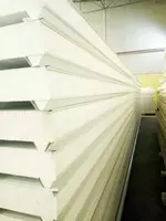 Кровельная панель с пенопластом 75 мм/0.35 мм