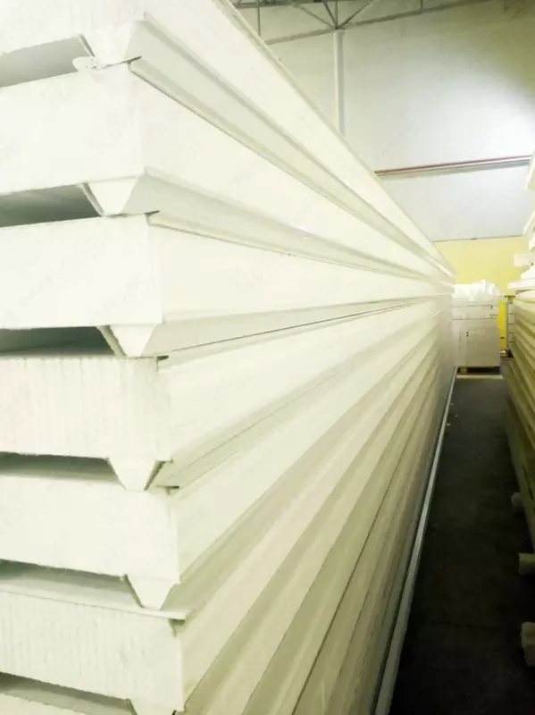 Кровельная панель с пенопластом 75 мм/0.35 мм