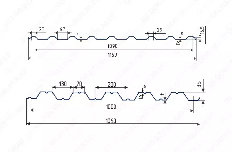 37 mm bo'yalgan gofrokarton