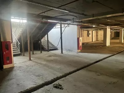 Насыпная часть торгового комплекса. Саноатқурилиш