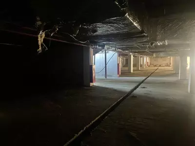 Насыпная часть торгового комплекса. - Саноатқурилиш