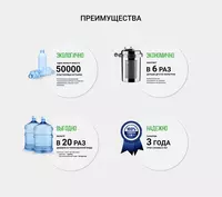 Фильтр Гейзер 3 Био 321 (для жесткой воды) (Стандарт) от {0} сум - SUV FILTRI