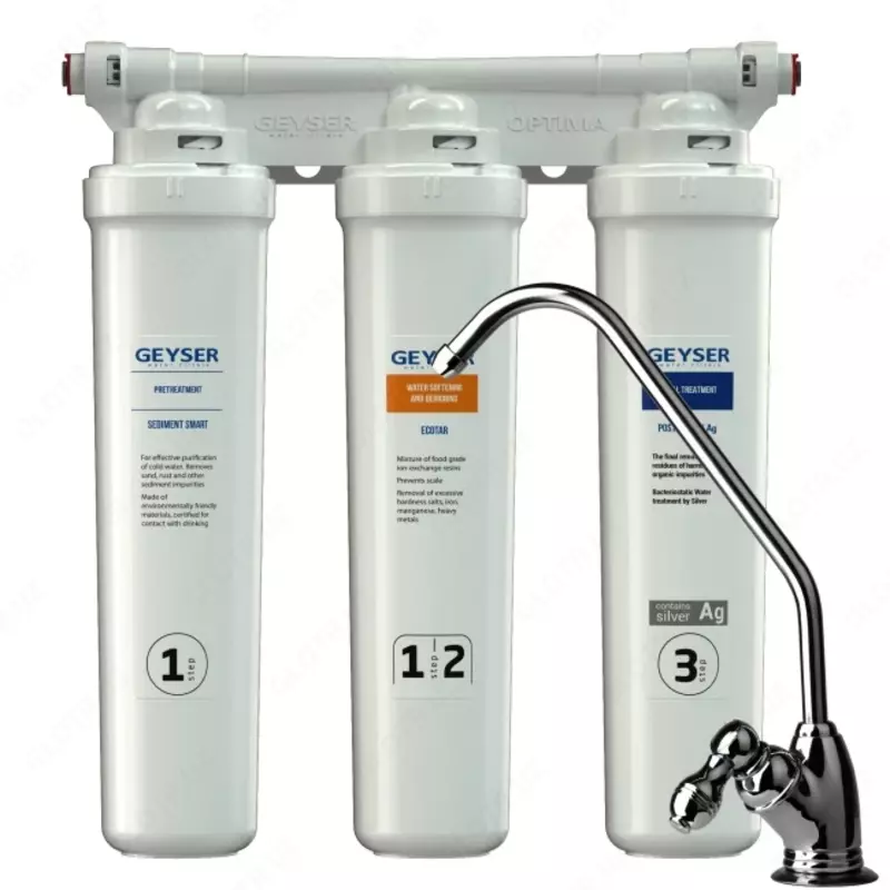 Qattiq suv uchun Geyser Classic filtri