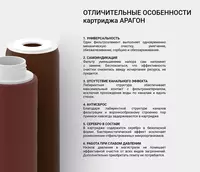 SUV FILTRI - Комплект картриджей для фильтра Гейзер-Смарт для жесткой воды (Рус)