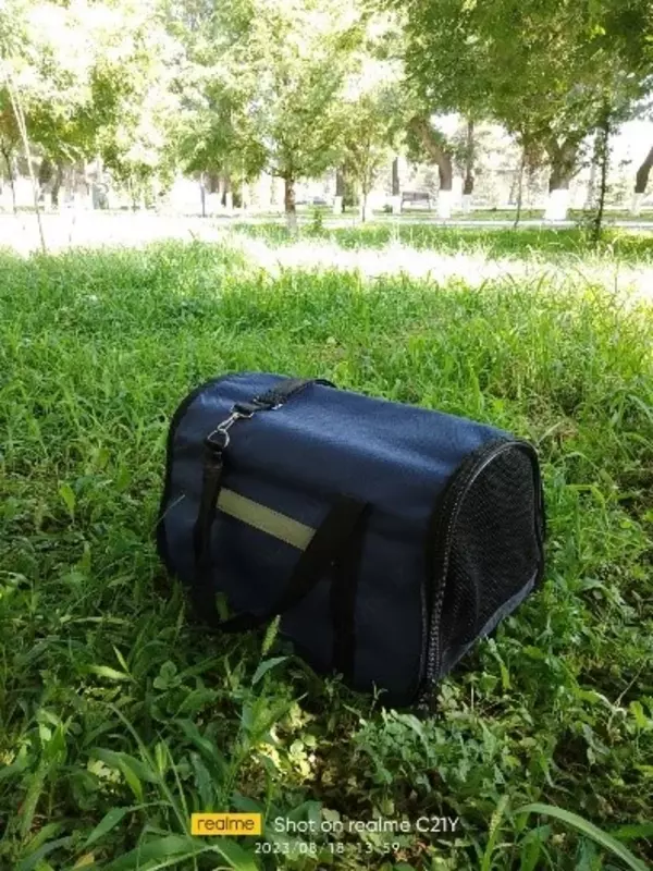 Переноска для животных синяя - по запросу