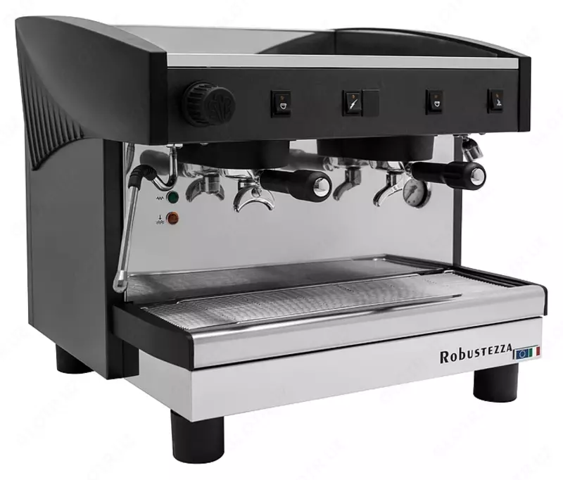  Кофемашина ROBUSTEZZA ST2M COMPACT высокие группы  черная - 