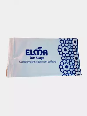1 шт влажных салфеток Elma. - от 300 сум / шт.