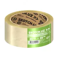Yopishqoq qatlamli polimer lenta "Skotch.uz" 35 m (m. - 1423420) Shaffof