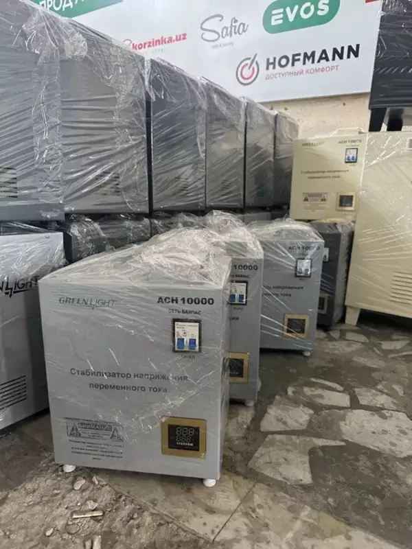 3 328 000 сум Стабилизатор латорный однофазный 10 кВа (90-290В) Бета