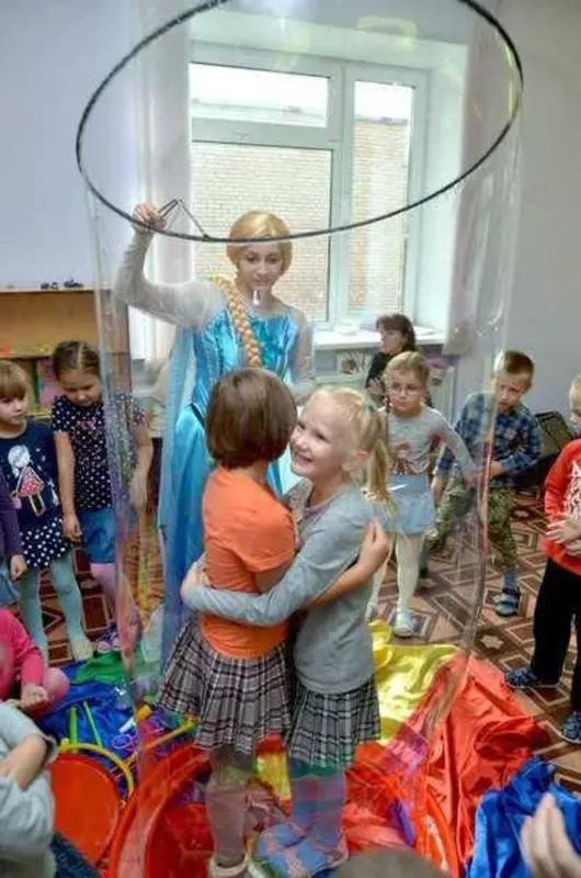 по запросу Увлекательное шоу мыльных пузырей на празднике Ваших детей