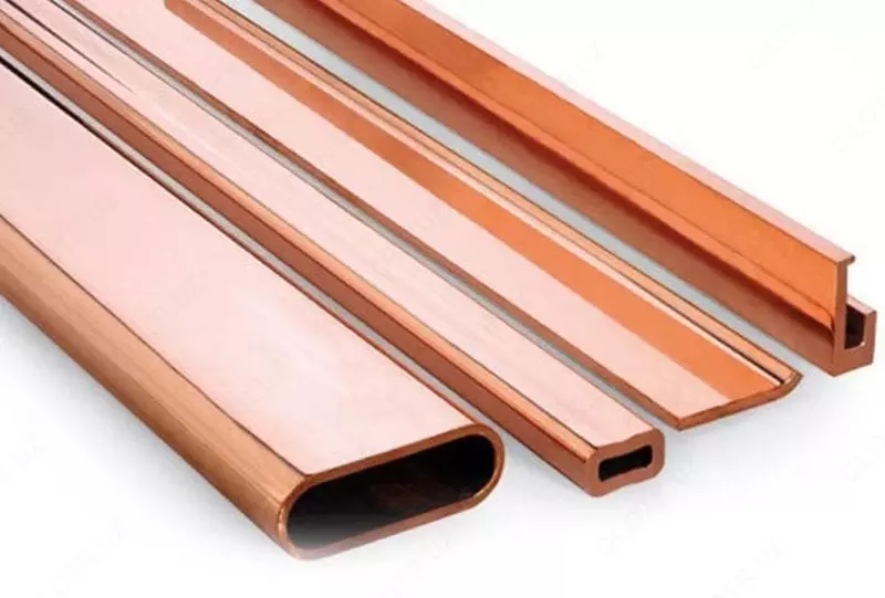  Медный профиль s= 1 мм  Размер1: 1 7-54 5 мм  Размер2: 1 018-30 мм  Размер3: 2 14-10 мм - 