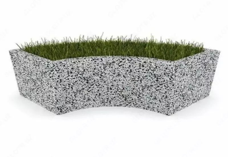  Цветники Ширина: 240-5000 мм  H= 60-3000 мм  L= 280-2200 мм  Материал: стеклопластиковый композит... - 