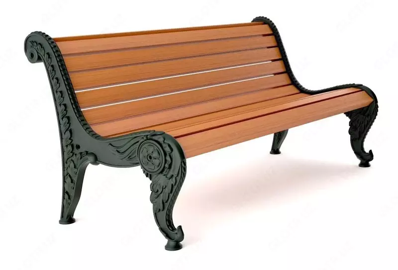  Скамьи  лавочки L= 500-7300 мм  Ширина: 300-3000 мм  H= 400-1035 мм  Материал: чугун; дерево... - 