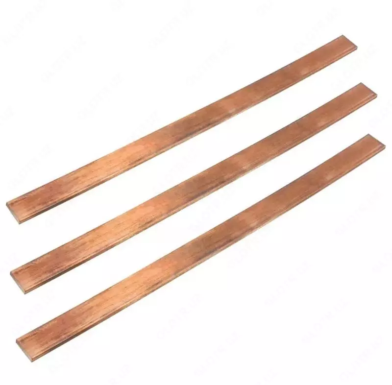  Полоса шина медная Ширина: 8-600 мм  s= 0 1-60 мм  L= 0 3-8 м  Мерность: м/д; бухта; н/д - 