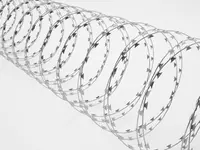 Проволока колючая спиралевидная ОКС D_бухты= 300-1700 мм  L= 3-72 м  Тип: ПББ АКЛ; СББ АКЛ; АКЛ...