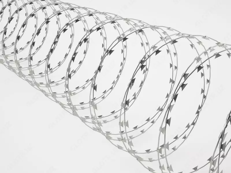 Проволока колючая спиралевидная ОКС D_бухты= 300-1700 мм  L= 3-72 м  Тип: ПББ АКЛ; СББ АКЛ; АКЛ...