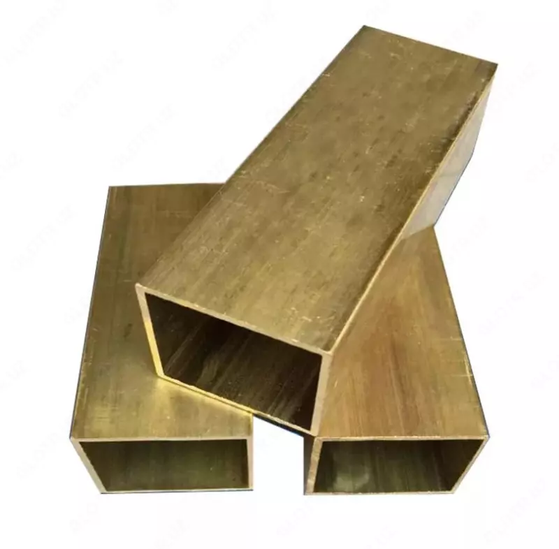 Труба бронзовая профильная Сторона1: 95-155 мм  Сторона2: 65-110 мм  s_стенки: 10-22 5 мм