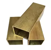 Труба бронзовая профильная Сторона1: 95-155 мм  Сторона2: 65-110 мм  s_стенки: 10-22 5 мм