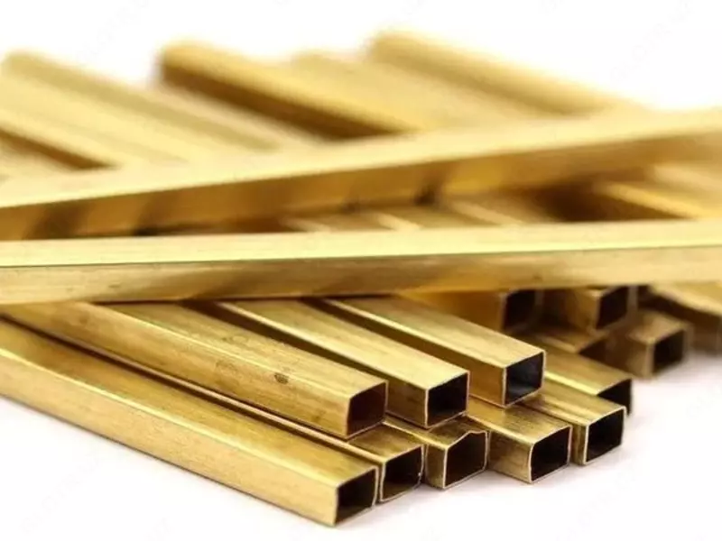 Трубы латунные профильные Сторона_А: 15-50 мм  Сторона_Б: 5-40 мм  s= 1-2 мм  Марка: Л63; Л96