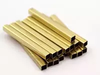  Трубы латунные профильные Сторона_А: 15-50 мм  Сторона_Б: 5-40 мм  s= 1-2 мм  Марка: Л63; Л96 - 