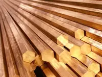  Шестигранник бронзовый БрАМц9-2; БрАЖНМц9-4-4-1; БрБ2… Размер: 4.5-100 мм  Состояние: твердый... - 