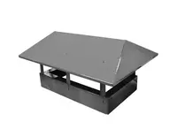 Tortburchak soyabon Olchami 1: 100-1200 mm  olchami 2: 100-1200 mm  H= 400 mm  Turi: egzoz; devor…