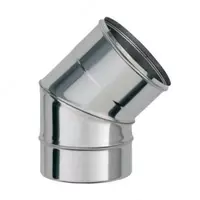  Отводы дымохода нержавеющие D= 110-450 мм  s_стенки= 0 5-1 мм  Марка стали: AISI 430; AISI 316 - 