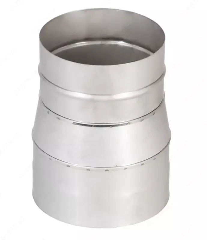 Переход дымохода D= 115-250 мм  Марка стали: AISI 316; AISI 430