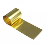 Фольга латунная s= 0 01-1 мкм  Ширина: 10-300 мм  Марка: Л63; ЛС59-1