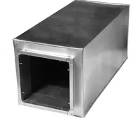 Шумоглушитель прямоугольный Размер1: 100-2000 мм  Размер2: 100-1500 мм  L= 480-1500 мм