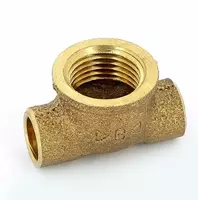 Тройник латунный D1= 10-63 мм