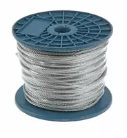 Канат DIN 3055 D= 1-36 мм  Покрытие: оцинкованный