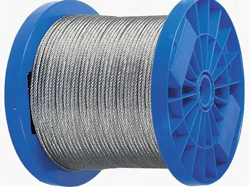 Канат ГОСТ 2688-80 D= 3 6-61 мм  оцинкованный; светлый; с полимерным покрытием...