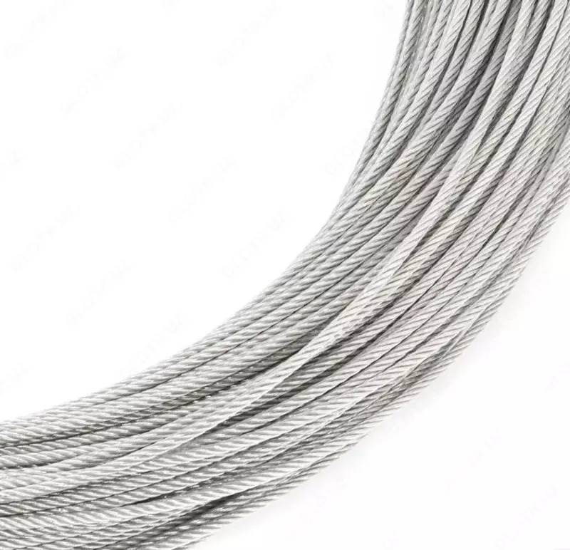 Arqon GOST 3063-80 D= 1-19 mm  Qoplama: galvanizli; yoruglik…