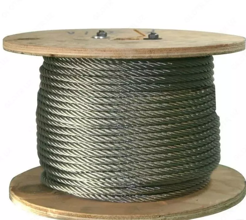 Канат ГОСТ 3067-80 D= 3 1-18 5 мм  оцинкованный; светлый