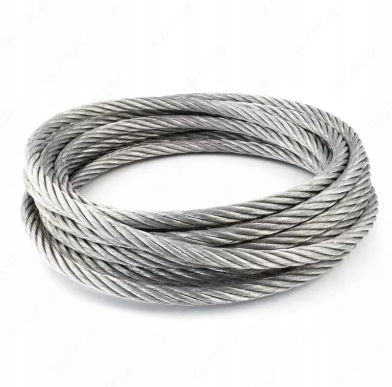  Канат ГОСТ 3068-80 D= 1-13 мм  Покрытие: оцинкованный; светлый - 