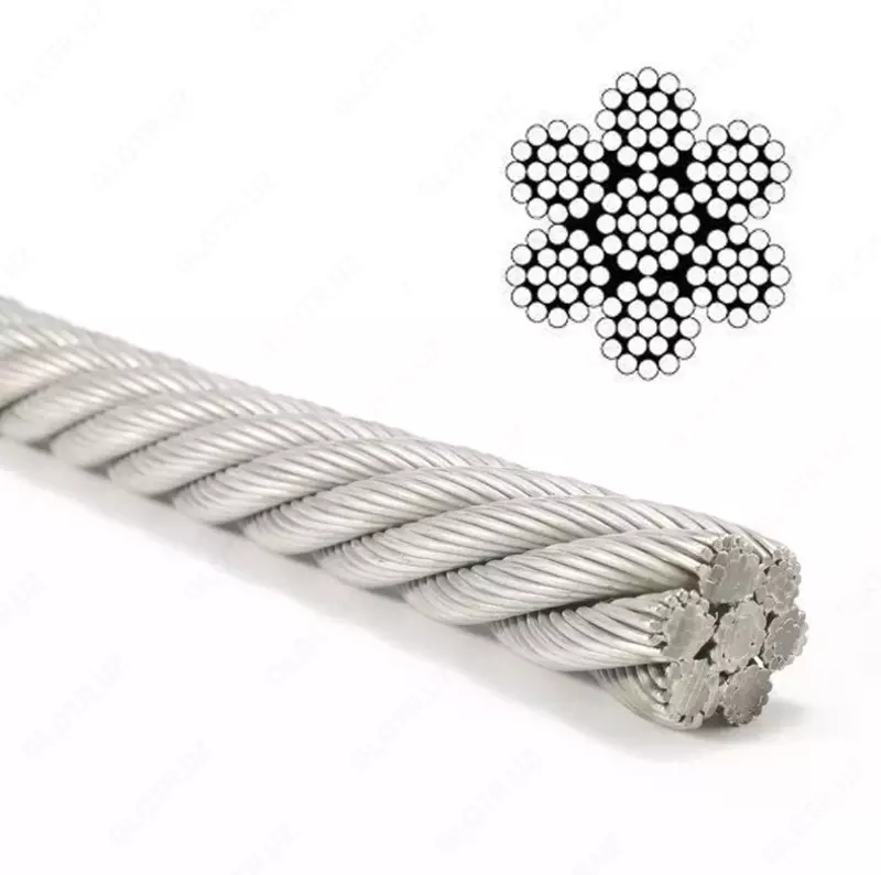  Arqon GOST 3069-80 D= 2 2-44 5 mm  Qoplama: galvanizli; yoruglik; qora - 