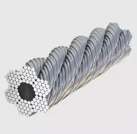  Канат ГОСТ 3081-80 D= 6 4-45 5 мм  Покрытие: оцинкованный; светлый; черный - 