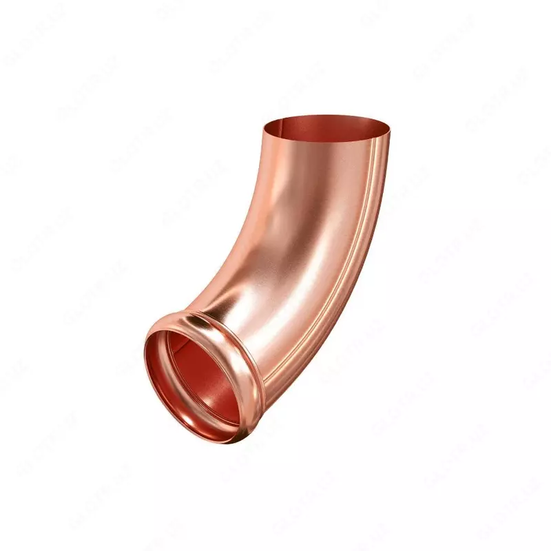 Отвод медный D= 1-508 мм  s_стенки: 3-6 мм  Марка: МНЖ5-1  Угол: 40-180 град.