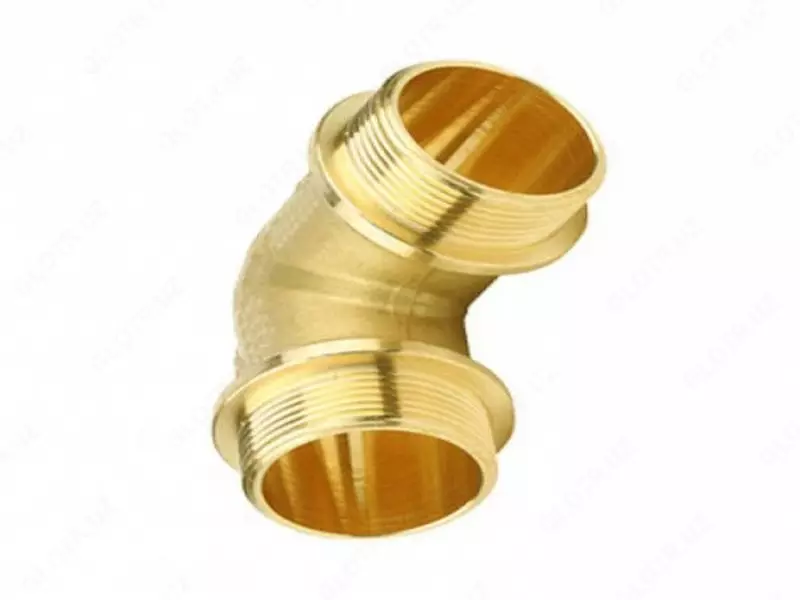 Отвод латунный D= 1/2; 3/4; 1...  s_стенки: 3/4; 1/2; 1  Соединение: внутренняя резьба...