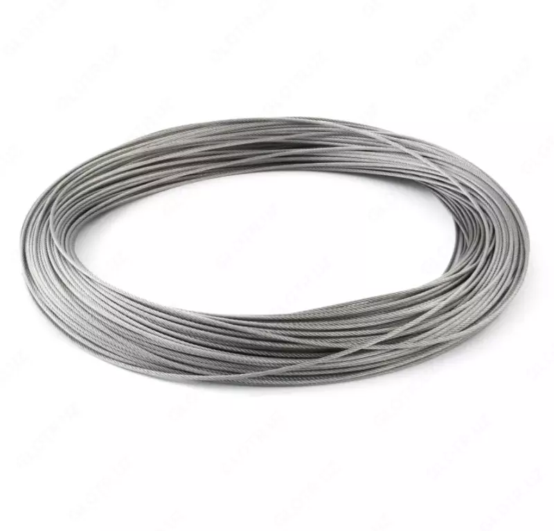 Канат ГОСТ 7665-80 D= 8.1-48.5 мм  светлый; оцинкованный; черный