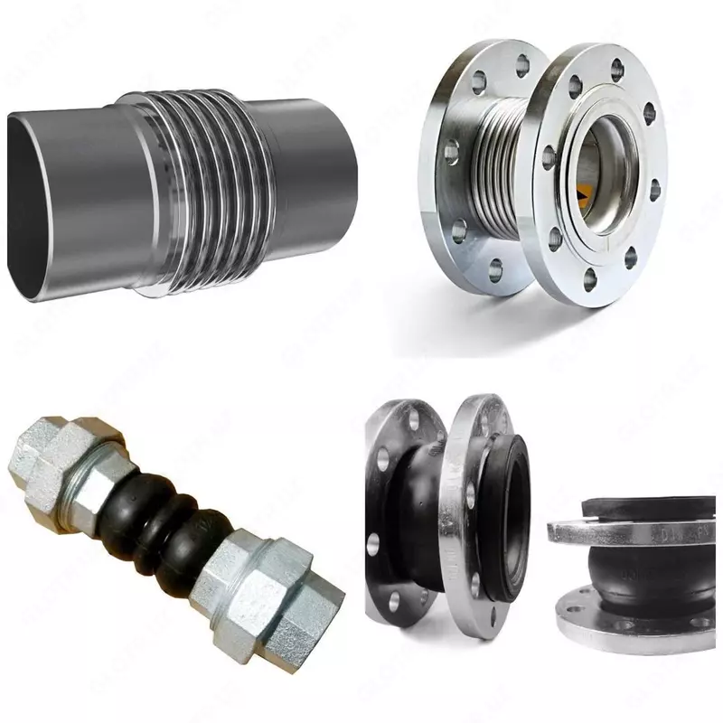  Kompensatorlar D= 1-5000 mm  Bosim: Ru10; Ru16; Ru25; Ru40…  Ulanish: gardishli; kaput ostida ... - 